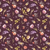 Aviva - Floral Charm - Aubergine