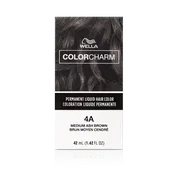 4A Medium Ash Brown Permanent Liquid Hair Color