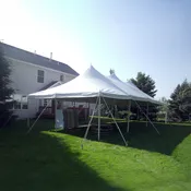 20′ x 40′ Rope and Pole Tent | Elite | 800 sq. ft.