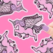 Pastel Pegasus Vinyl Sticker