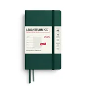 2027 Leuchtturm Pocket Hardcover Weekly Planner & Notebook (Ruled)