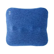 Bravo Shiatsu 4D Kneading Deep Tissue Massage Throw Pillow Grey Blue