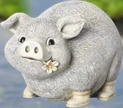 Pudgy Pal Pig In Rain Boots