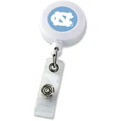 Aminco Carolina Retractable Badge Holder - White w/ NC