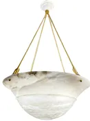 Alabaster Tureen Pendant, Sweden 1940