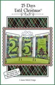 25 Days Until Christmas Table Topper Machine Embroidery By Janine Babich