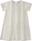 Auraluz Day Gown White & White Giraffe