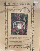 2003 Santa Ornament: Berry Jolly Santa by Homespun Elegance