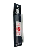 10 Seconds ® All-Pro ® Athletic Flat Laces | Black [Blister Pack]