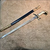 Vintage Mexican Eagle Head Dagger