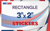 Rectangular Stickers 3"x2"