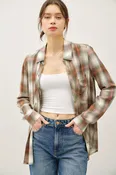 Huntington Plaid Blouse