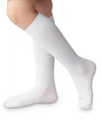 Jefferies Socks - Classic Knee High Nylon - White