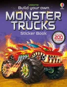 Build Your Own Monster Trucks Sticker Book : Usborne