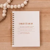 Hardcover Journal - 3 Rules to Live By