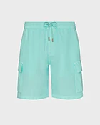 Bermuda en lin homme uni