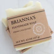 Brianna’s Handmade Soap – fresh unscented