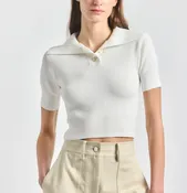 Antonella Compact Knit Polo