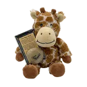 Giraffe Warmies® & YOU ROCK! Worry Stone Package Combination