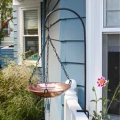 Downturned Handrail Pole with Clamp — Achla Designs Products | Unique Home & Garden Décor, Tools & Accessories —  Achla Designs  |  Minuteman International