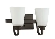 Craftmade 41902-ESP Grace 2 Light Bathroom Vanity Light -Espresso