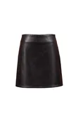 Academy Vegan Leather Mini Skirt