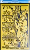 BG-55 - Grateful Dead - Chuck Berry - Wes Wilson - 1967 Poster - Winterland - CGC Graded 9.6