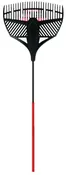 26 in. Flexible Poly Leaf Rake with Comfort Grip Steel Handle