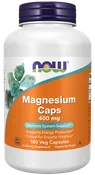 NOW Supplements, Magnesium 400 mg, Enzyme Function*, Nervous System Support*, 180 Veg Capsules