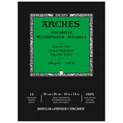 10″x14″ Arches Paper Pad-Cold Press: 12 sheet