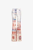 Bandana Print Jeans