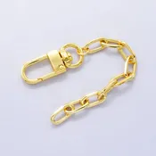 24K GOLD FILLED BAGCHAIN / KEYCHAIN