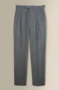 Black & Grey Stripe Single Pleat Morning Trousers