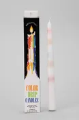 9" Premium Color Drip Candles
