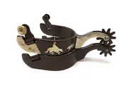 AJ Tack Men's Antique Brown Cutting Horse Spurs