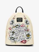 Loungefly Harry Potter Marauder's Map Floral Mini Backpack