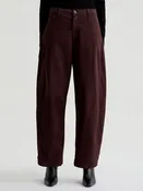 AG Jeans Fiona High-Rise Barrel in Coffee Bean