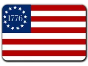 1776 American Flag America250™ Magnet Standard