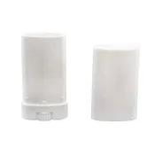 0.5 oz White Plastic Oval Dispensing Tube w/ Cap