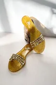 Aria B Dark Gold Slides