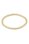 enewton Extends - Classic Grateful Pattern 4mm Bead Bracelet - Gold