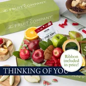 College Snacks Care Package with Thinking of you Ribbon