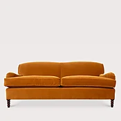 198cm Medium Standard Arm Signature Sofa in Butterscotch Genoa Velvet
