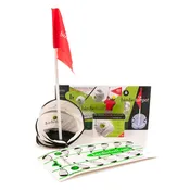 BirdieBall Super Set | 1 Dozen Full-Swing Limited Flight Practice Golf Balls, Strike Pad, and Target