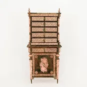 18th Century Italian Pink Louis XVI Capodimonte Chest