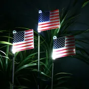 Alpine LED USA Solar Flag