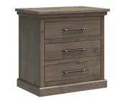 Santorini 3 Drawer Nightstand | The Wood Carte