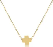 16" Necklace Gold - Signature Cross Gold