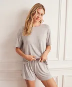 Breathable Short Sleeve Sleep Top