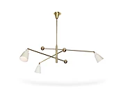 3-Arm Adjustable Ceiling Fixture by Fedele Papagni